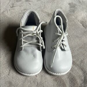caritas White Kids Lace-Up Shoes